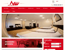 Tablet Screenshot of newbakuhotel.com